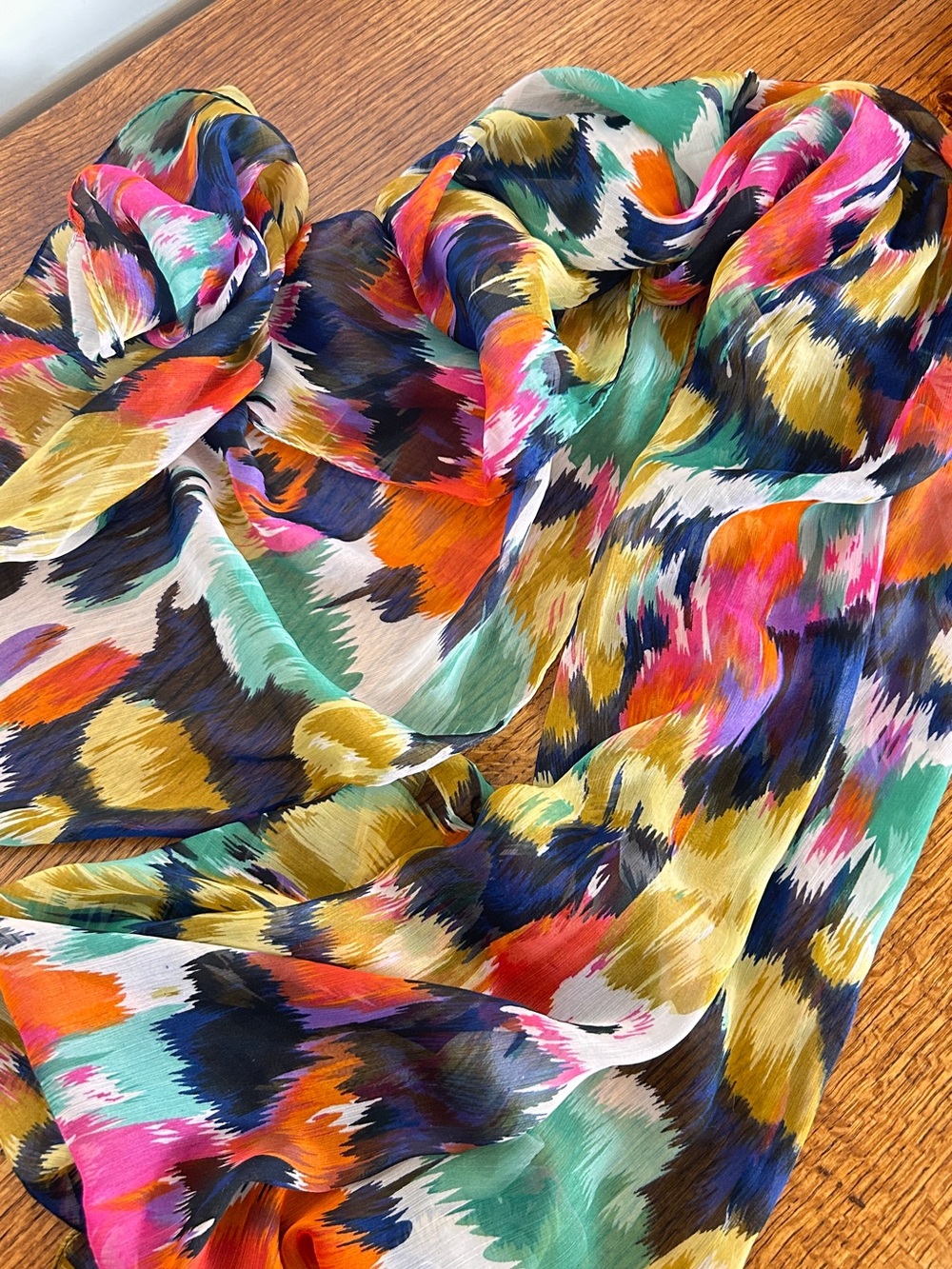 100% SILK SCARF